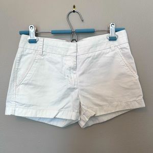 J crew white chino shorts
